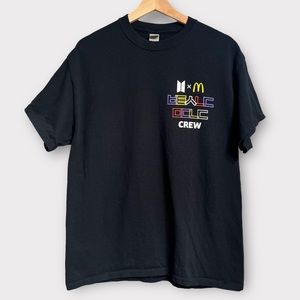BTS X McDonalds Collaboration Authentic Crew Shirt